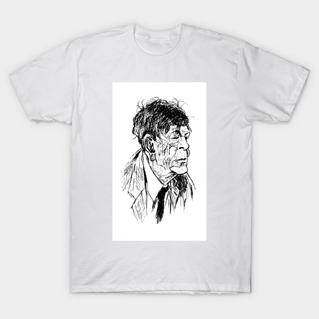 Wystan Hugh Auden T-Shirt by kirsai89